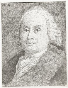 Portrett av Giovanni Battista Tiepolo av Giovanni Domenico Tiepolo