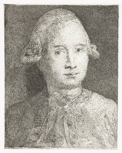 Portrett av Giovanni Domenico Tiepolo Samling av hoder (serietittel) Raccolta di Teste (serietittel) av Giovanni Domenico Tiepolo