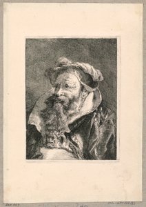 Samling av hoder av Giovanni Domenico Tiepolo