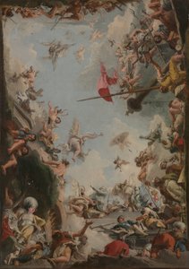 Glorifiseringen av Giustiniani-familien, 1783.