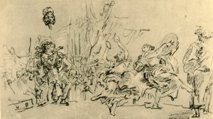 Davids triumf, c1759, 1928 av Giovanni Domenico Tiepolo
