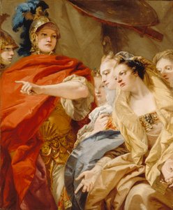 Darius#39; kvinner som påkaller Alexanders nåde av Giovanni Domenico Tiepolo