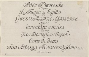 Tittelside av Giovanni Domenico Tiepolo