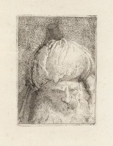 Tyrker sett forfra, fra Raccolta di Teste (Samling av hoder) av Giovanni Domenico Tiepolo