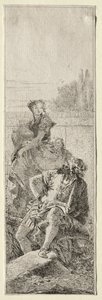 To bønder av Giovanni Domenico Tiepolo