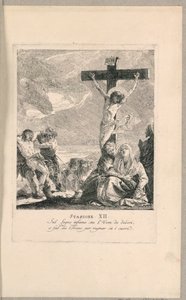 Via crucis - Stasjon XII, Korsfestelsen av Giovanni Domenico Tiepolo