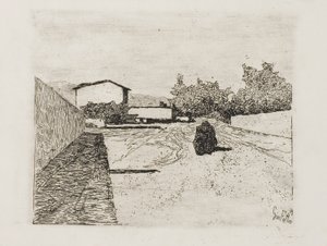 En gate av Giovanni Fattori