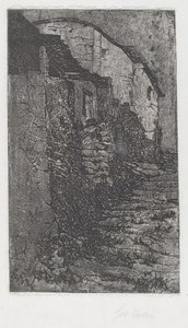 Bauco nær Roma [Bauco nær Roma] av Giovanni Fattori