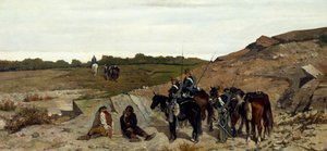 Episode av kampanje mot brigandage av Giovanni Fattori