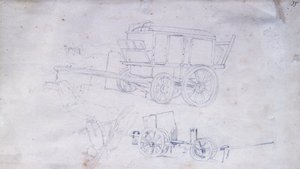 To vogner og to soldater av Giovanni Fattori