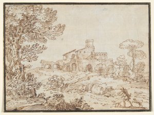 Termi de Caracalla (Caracalla-badene) av Giovanni Francesco Grimaldi