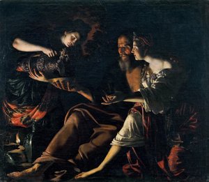 Lot og hans døtre, 1617.
