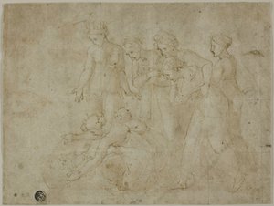 Funnet av Moses av Giovanni Francesco Penni