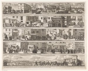 Mario Chigi ankommer pesten Roma Pesten i Roma 1656-1657 (serietittel) av Giovanni Giacomo de