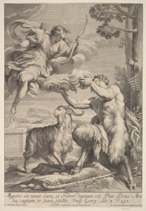 Pannefoliert av Diana, 1675-1741. av Giovanni Girolamo Frezza