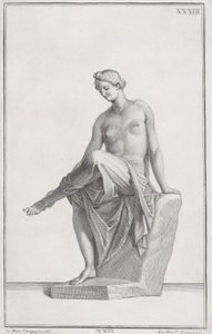 Statue av Venus, 1734. av Giovanni Girolamo Frezza