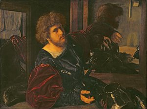 Portrett av Bernardo di Salla (olje på panel) av Giovanni Girolamo Savoldo