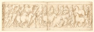 32 eksemplarer etter kolonnen til Marcus Aurelius, Piazza Colonna i Roma