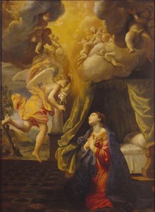 Bebudelsen, ca. 1615. av Giovanni Lanfranco