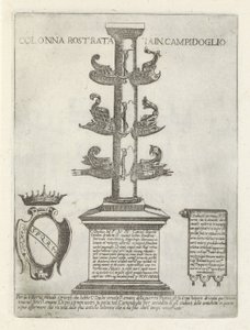 Rostral kolonne Rostral kolonne i Campidoglio (tittel på objekt) Moderne og antikke monumenter og byggverk i Roma (serietittel) Ornamenter av gamle og moderne bygninger i Alma-byen Roma (serietittel)