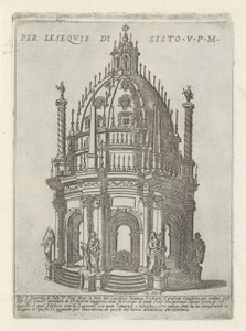 Begravelsesmonument for pave Sixtus V Per l
