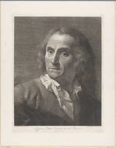 Portrett av trykkeri Giovanni Marco Pitteri Marcus Pitteri Blue Engraver in Air (tittel på objekt) av Giovanni Marco Pitteri