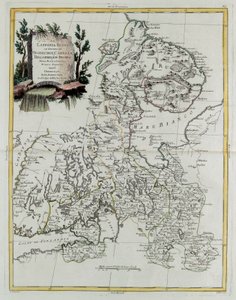Russisk Lappland med regjeringer i Olonecholi, Carelia, Bielozero og Ingria i det europeiske Russland, fra Tome III av "New Atlas", gravert av G. Zuliani av Giovanni Marco Pitteri