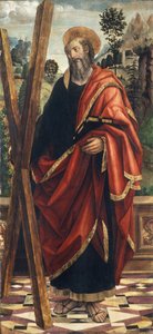 St. Andrew, ca. 1496 (olje på panel) av Giovanni Martino Spanzotti