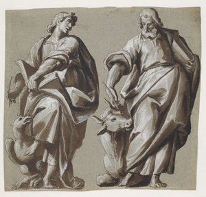 Evangelistene Johannes og Lukas