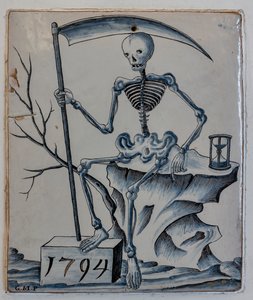 Plakett med allegori om døden av Giovanni Meazzi