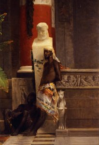 Revenge of Poppea, detalj, av Giovanni Muzzioli (1854-1894), olje på lerret