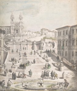 Trinn til Trinità dei Monti, ca. 1756-58.