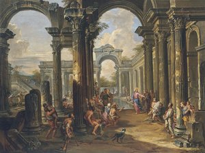 The Pool of Bethesda av Giovanni Paolo Pannini