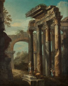 romerske ruiner av Giovanni Paolo Pannini
