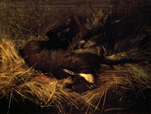 Død gems av Giovanni Segantini