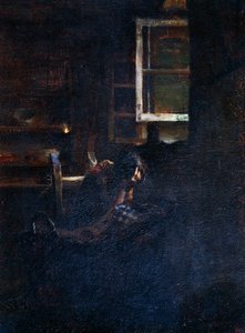 Tom vugge av Giovanni Segantini