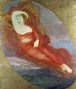 Gudinne av kjærlighet av Giovanni Segantini