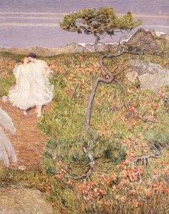 Italia, kjærlighet ved livets fontene av Giovanni Segantini