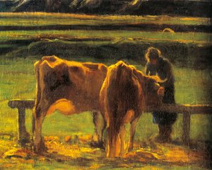 Italia, Roma, Alla Stanga av Giovanni Segantini