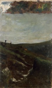 Landskap nær Milano av Giovanni Segantini