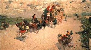 The Gypsy Wagon (olje)