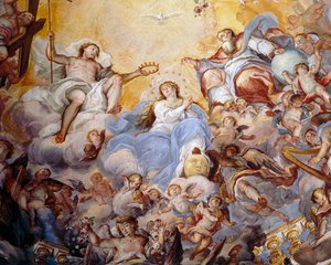 Jomfruens kroning, 1725 av Giovanni Tuccari