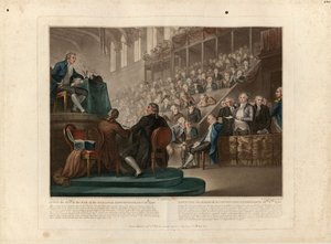 Louis XVI før den nasjonale konvensjonen i desember 1792, 1796.