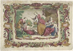 Laven fra Dorstigen III. work of corporal mercy / Later work of corporal mercy (...) (tittel på objekt) De spirituele werken van barmhartigheid (serietittel) av Giovanni Volpato