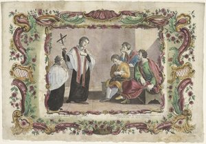 På besøk hos fangene III. Opus misericordiae spiritualis / La tercera obra de misericordia spiritual (...) (tittel på objekt) The Spiritual Works of Mercy (serietittel) av Giovanni Volpato