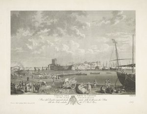 Havnen i Taranto av Giovanni de Grado