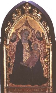 The Madonna of Ydmykhet (tempera på panel) av Giovanni di Bartolomeo Cristiani