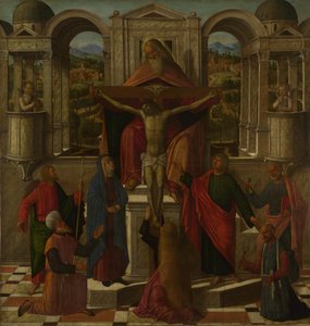Symbolsk representasjon av korsfestelsen, ca. 1492