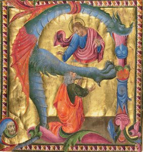 Blad fra et gradual av Giovanni di Paolo