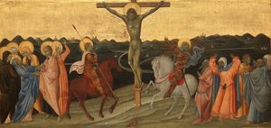 Korsfestelsen Korsfestelsen med Maria, Johannes, Maria Magdalena, St. Longinus og den konverterte centurion